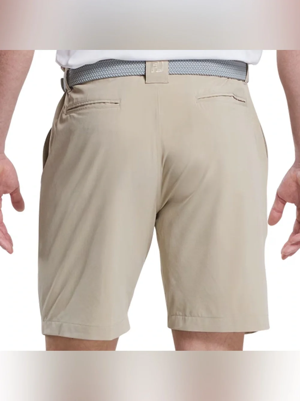 FootJoy Lightweight Golf Shorts NWT Men’s 38 Khaki 9” Inseam Performance Stretch - Picture 2 of 15